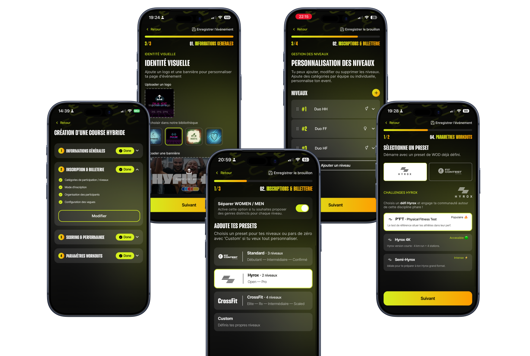 fonctionnalité FitContest